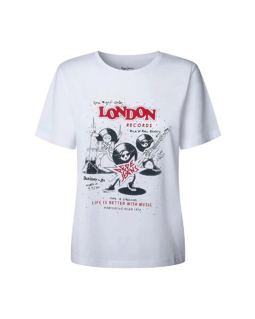 Pepe Jeans White T-Shirts