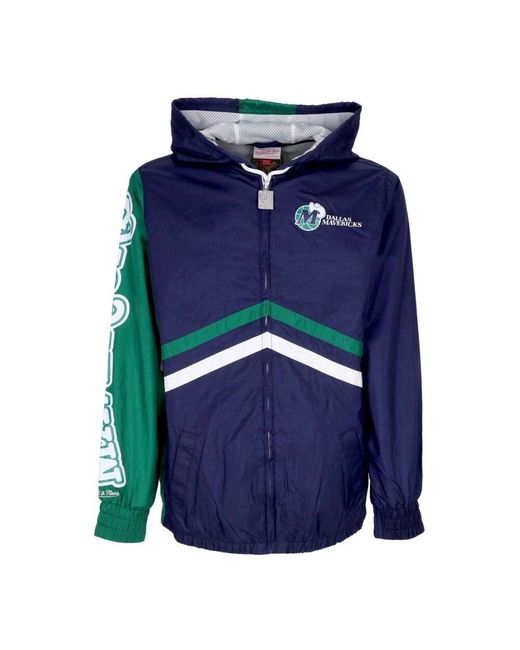 Mitchell & Ness Sweatshirt mit Reißverschluss in Blue für Herren