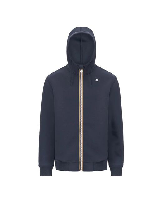 K-Way Jassen ,Blauw ,Rainer Spacer in het Blue voor heren