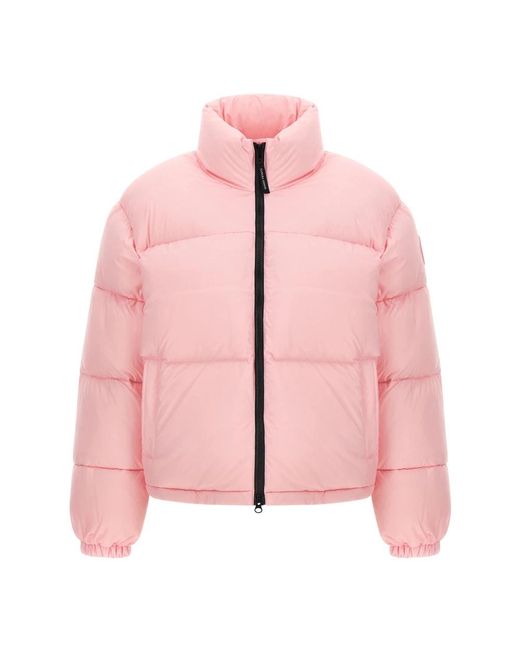 Canada Goose Fallon Puffer Jacket in het Pink