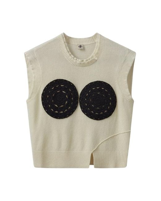 Round-Neck Knitwear THE GARMENT en coloris Natural