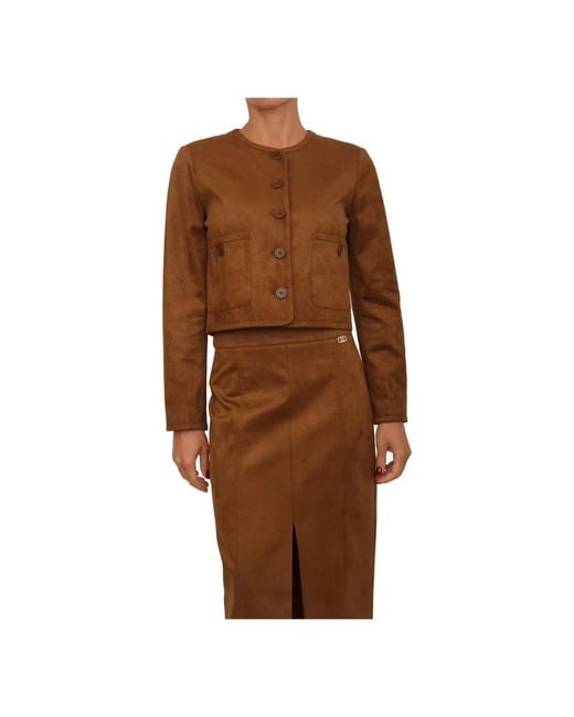 Liu Jo Light Jackets in het Brown