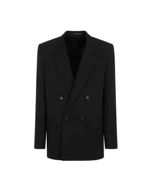 Balenciaga Reguläre schwarze jacke in Black für Herren