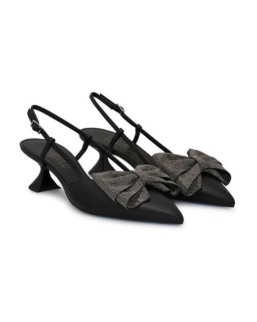 Loriblu Schoenen ,Zwart ,Zwarte Slingback Met Strik in het Black