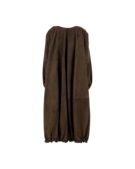 Ferragamo Brown Maxi Dresses