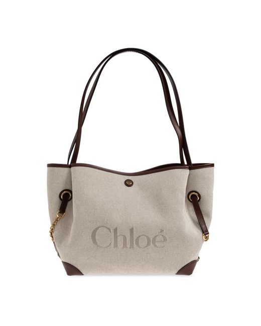 Chloé Gray Shopping Bags