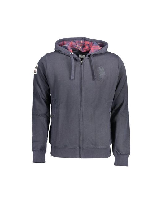 U.S. POLO ASSN. Blue Zip-Throughs for men