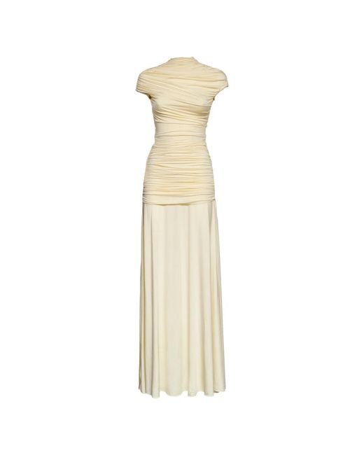 Self-Portrait Metallic Maxi Dresses