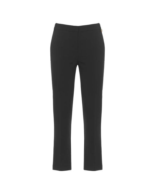 Elisabetta Franchi Gray Cropped Trousers