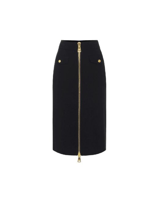 Elisabetta Franchi Midi Skirts in het Black
