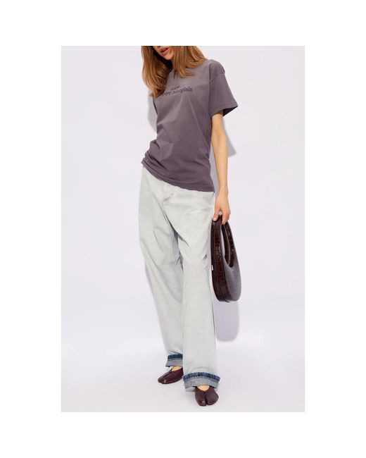 Maison Margiela Purple T-Shirts