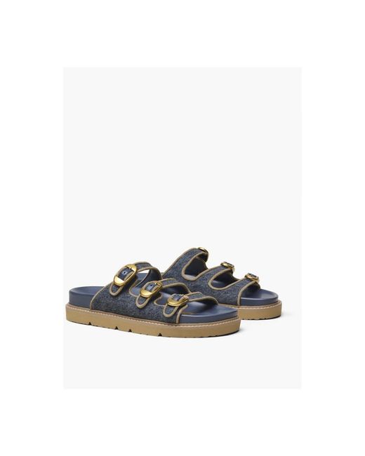 Marc Jacobs Blue Sliders