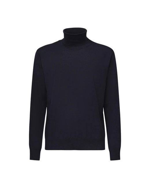 Eleventy Blue Cashmere Knitwear for men