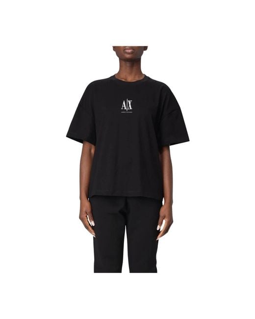 T-Shirts ARMANI EXCHANGE de color Black