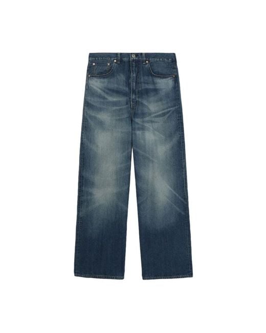 Jeans > wide jeans Junya Watanabe pour homme en coloris Blue