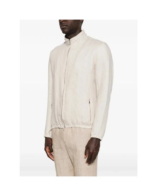 Barba Napoli White Light Jackets for men