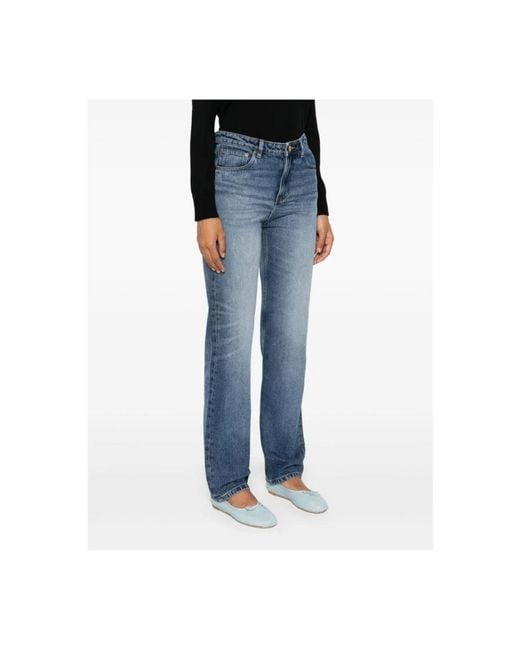 A.P.C. Blue Straight Jeans