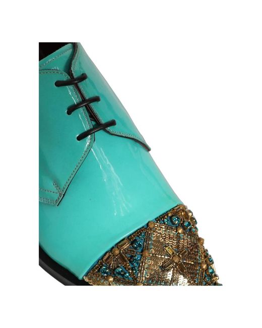 Dolce & Gabbana Green Dress Shoes for men