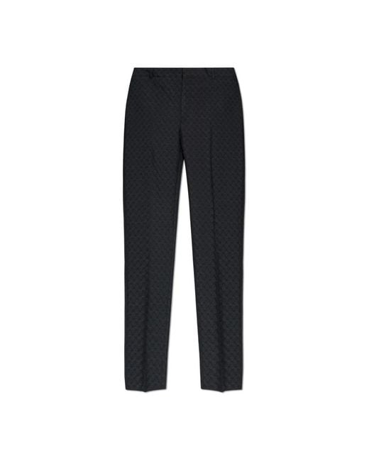 Suit Trousers Alexander McQueen de hombre de color Black