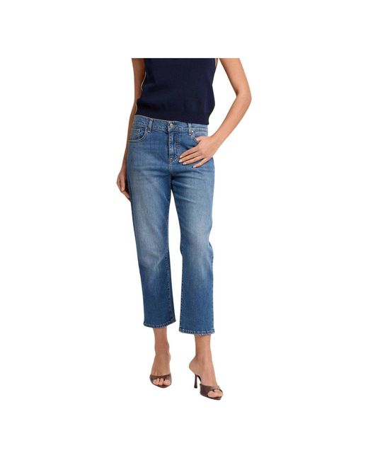 Cropped Jeans Kocca de color Blue