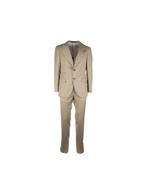 Gabriele Pasini Natural Single Breasted Suits for men