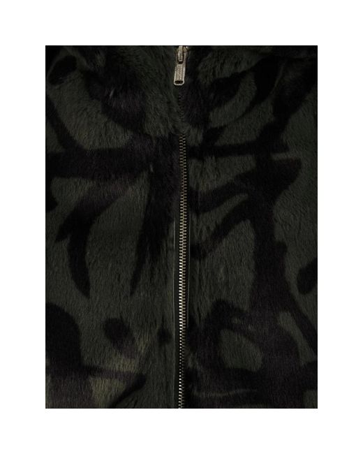 Bomboogie Black Faux Fur & Shearling Jackets