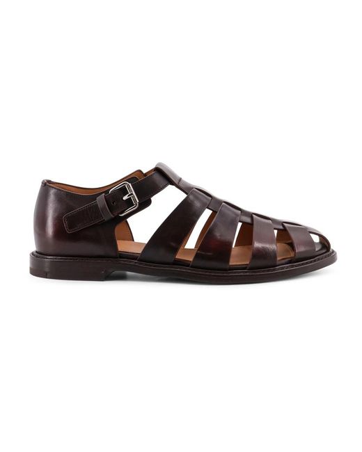 Church's Brown Flat Sandals for men