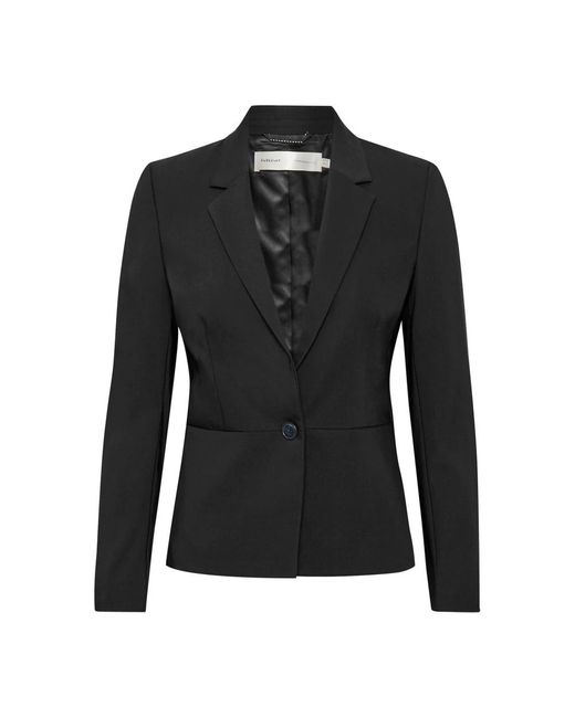 Inwear Jassen ,Zwart ,Katoen Zwarte Blazer Zella in het Black