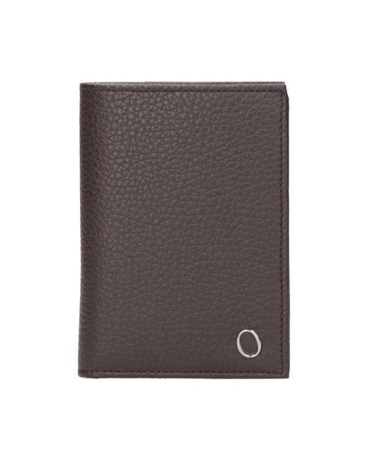 Portafoglio in pelle ebony con sistema anti-clonazione di Orciani in Brown da Uomo