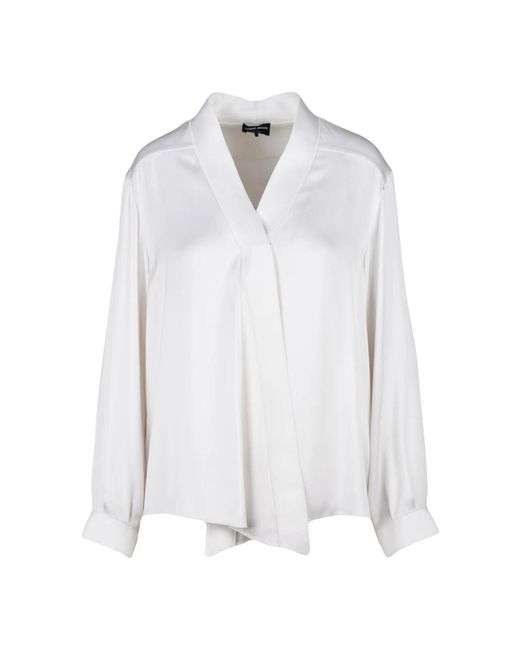 Blouses Giorgio Armani de color White