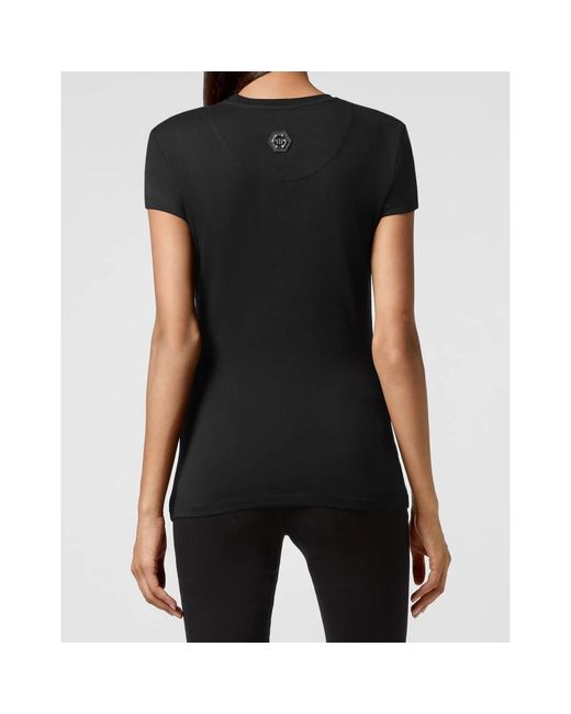 Philipp Plein T-Shirt Ronde Hals in het Black