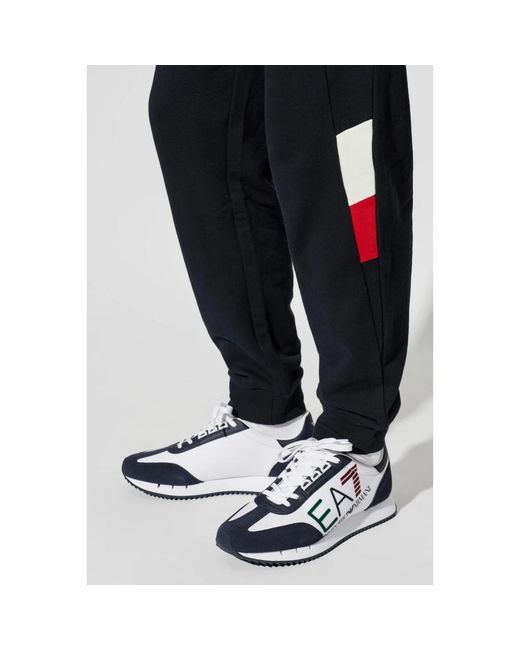 EA7 Logo Sneakers in Blue für Herren