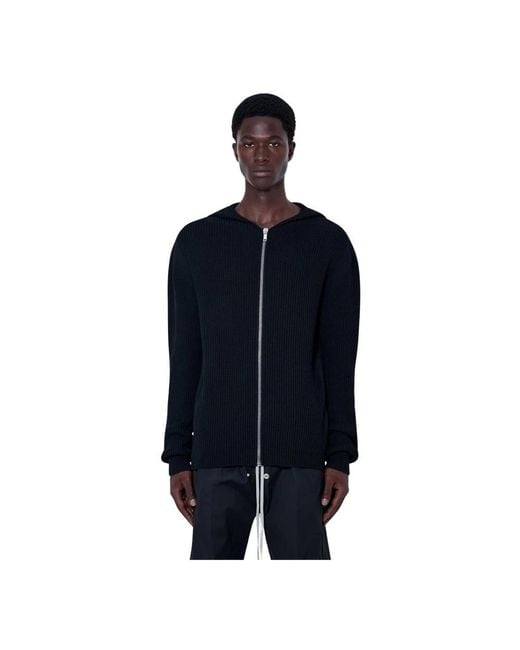 Rick Owens Blue Zip-Throughs for men