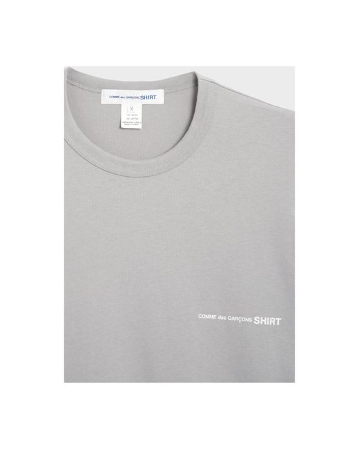 Comme des Garçons Logo tee shirt strick oversize fit in Gray für Herren