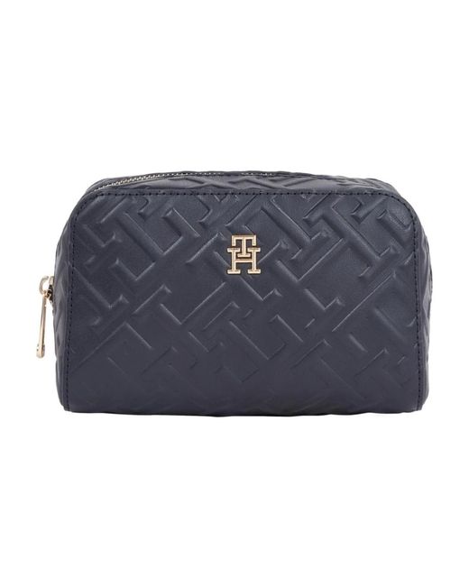 Tommy Hilfiger Blue Toilet Bags