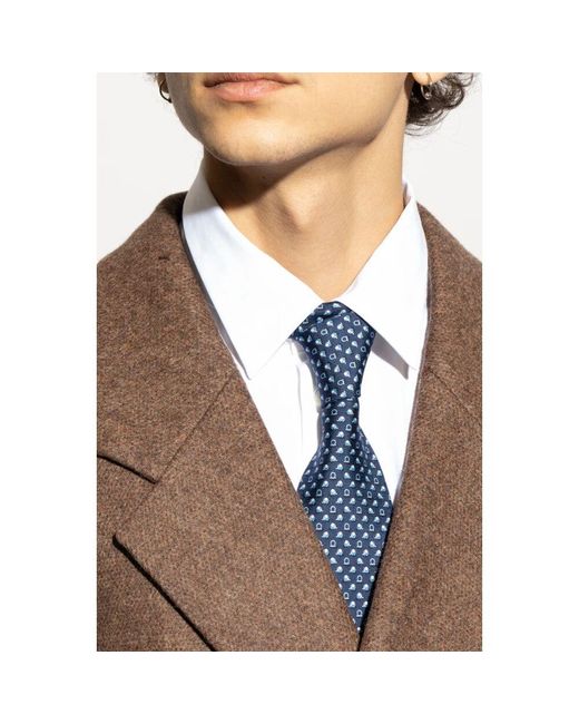 Ties di Ferragamo in Blue da Uomo