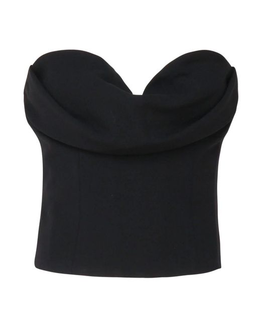 Magda Butrym Black Sleeveless Tops