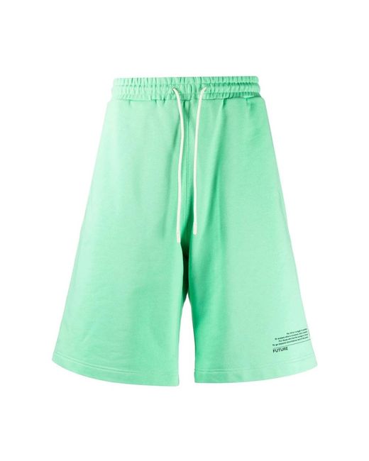 MSGM Shorts Felpa in het Green voor heren