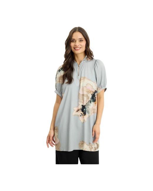 Blouses iN FRONT de color White