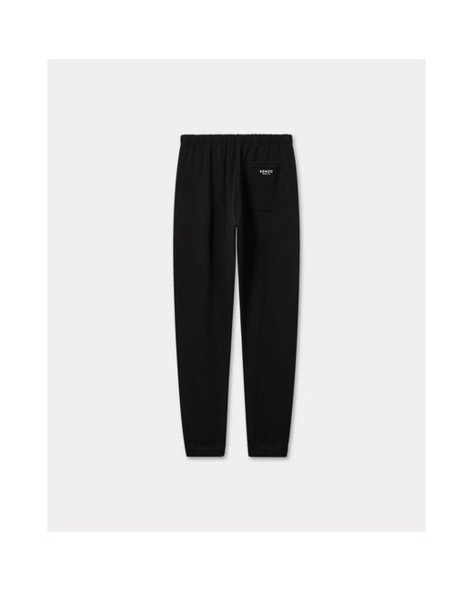 KENZO Broeken ,Zwart ,Geborduurde Joggingbroek Zwart in het Black voor heren