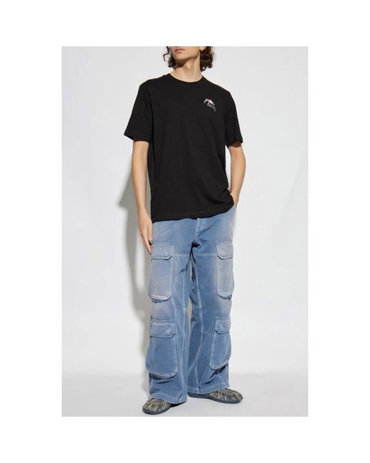 DIESEL Black T-Shirts for men