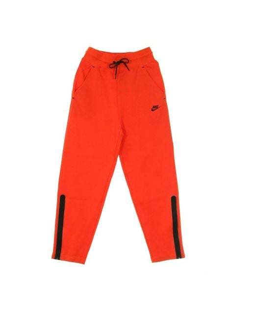 Training Trousers Nike de color Red