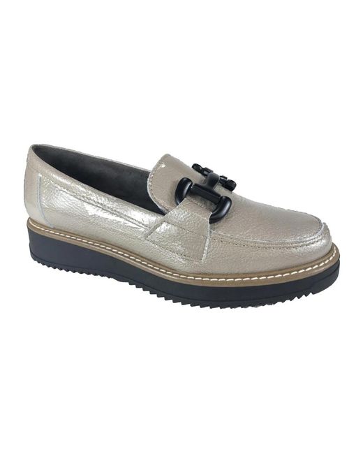 Pitillos Gray Loafers