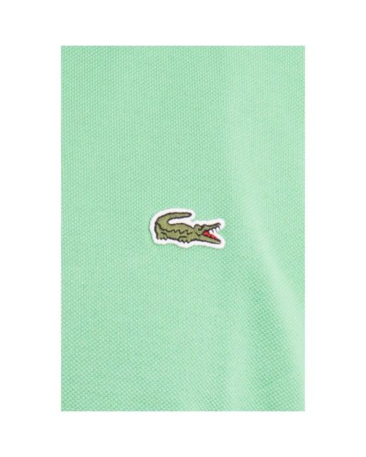 Lacoste Polo-shirt mit kurzen ärmeln in Green für Herren