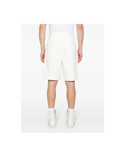 sunflower Weiße plissierte shorts für frauen in White für Herren
