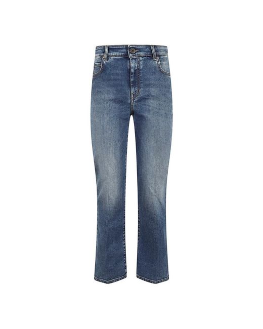 Weekend by Maxmara Blue Cropped Jeans