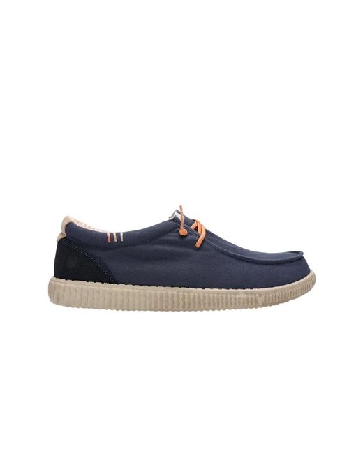 WALK IN PITAS Blue Sneakers for men