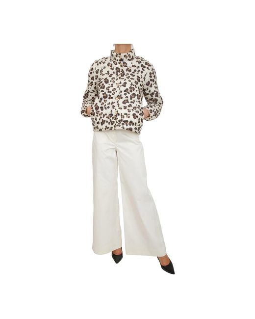Marella White Winter Jackets