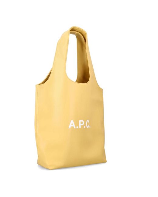 A.P.C. Yellow Ninon Small Tote