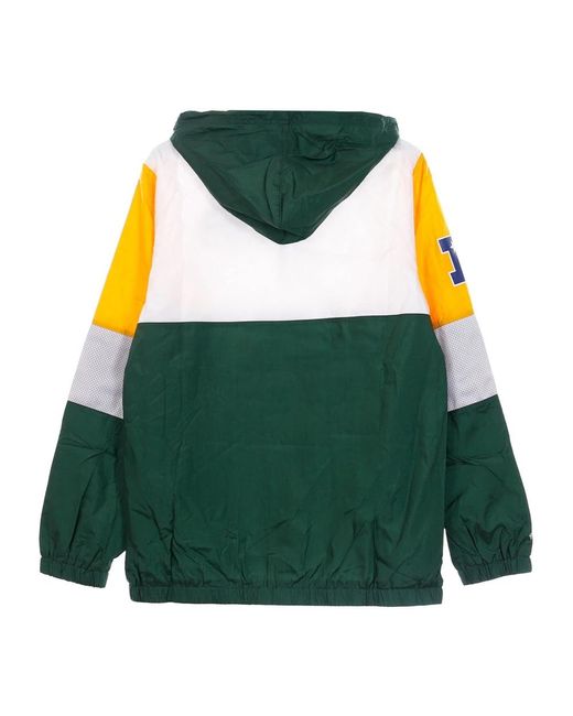 Mitchell & Ness Fitness ,Veelkleurig ,Polyester Surprise Win Windbreaker in het Green voor heren